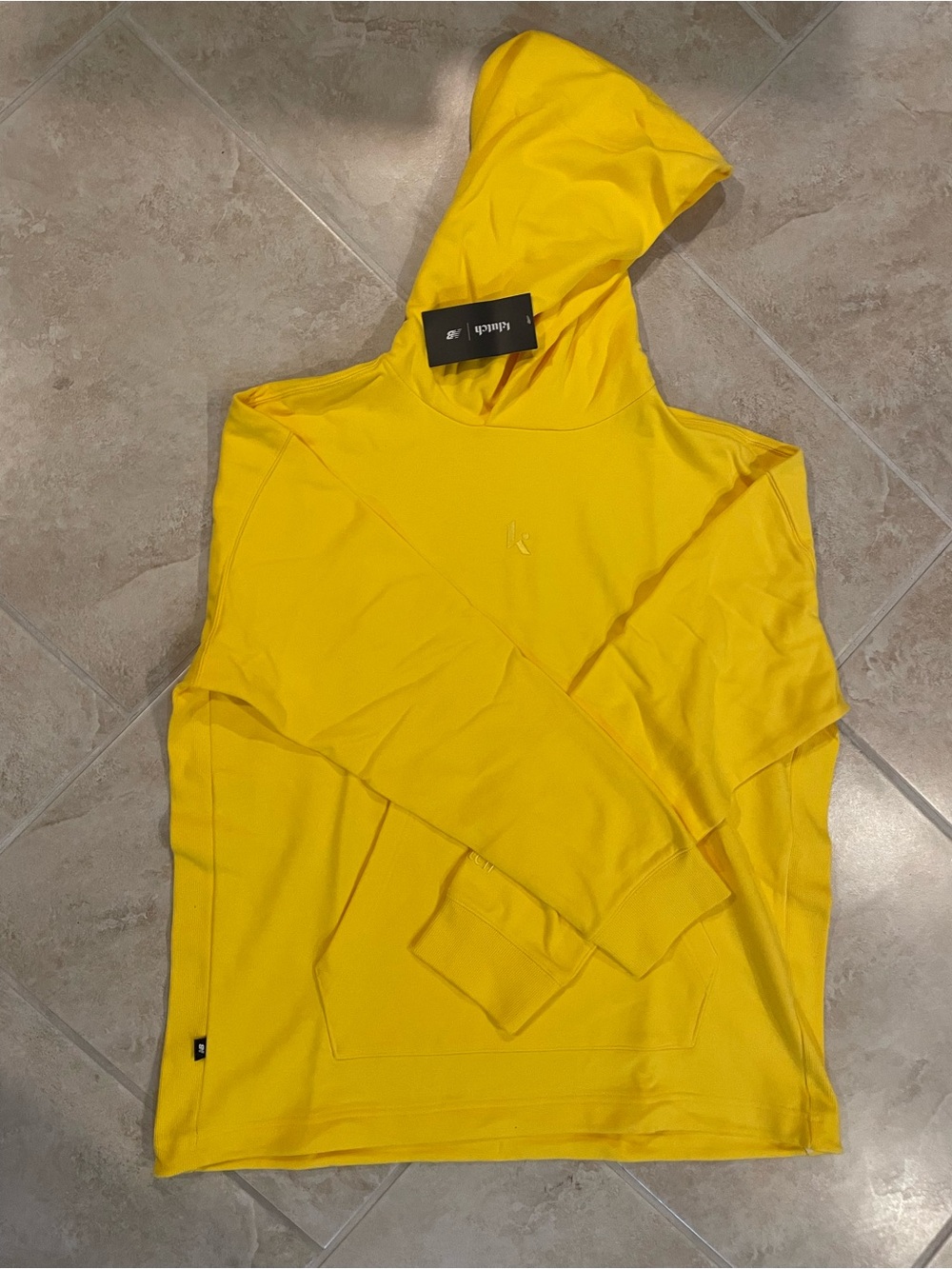 New Balance Yellow Pullover Hoodie
